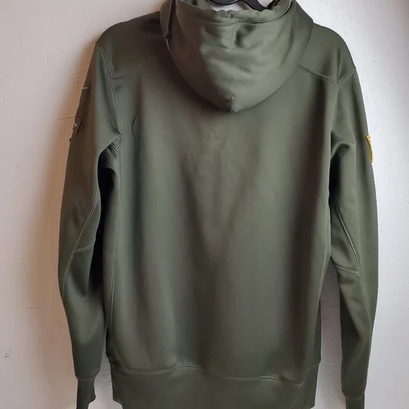 NFL 49ers salute to the military Olive Green Hoodie - Picture 2 of 11